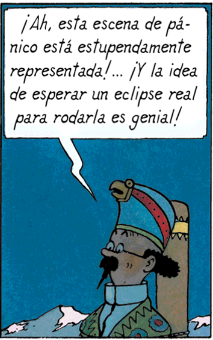 Tournesol dans Le Temple du Soleil